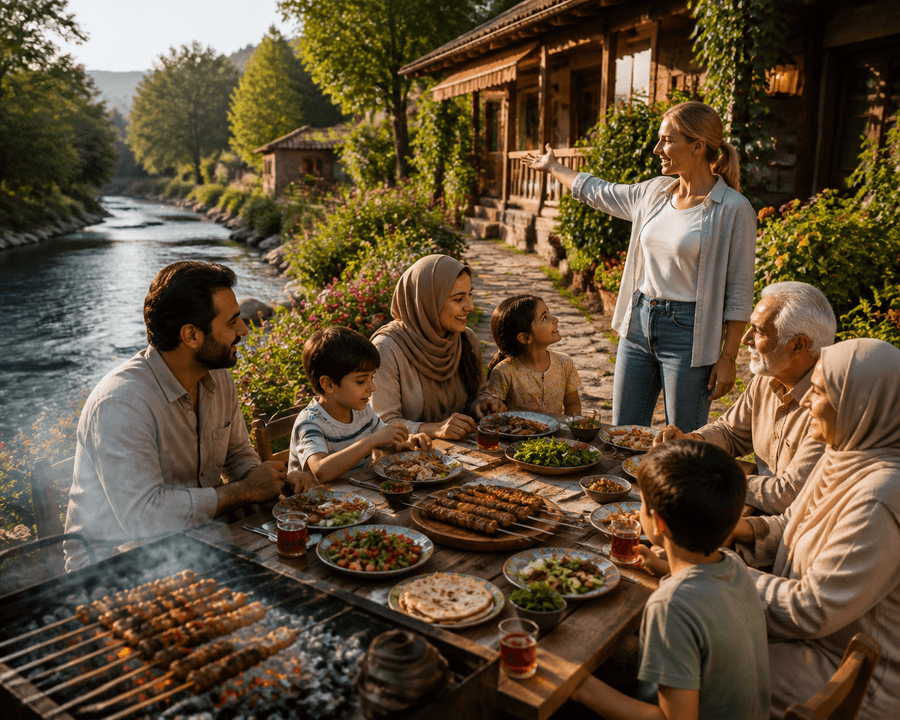 Riverside Grill — a family day by the river